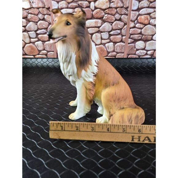 1986 HOMCO Mexico ~ Masterpiece Porcelain ~ COLLIE DOG Figurine - Picture 9 of 9